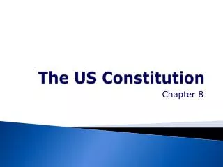 The US Constitution