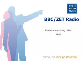 Radio advertising offer 2013