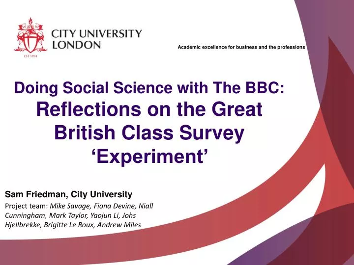 doing social science with the bbc reflections on the great british class survey experiment