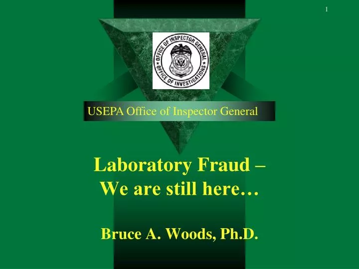 laboratory fraud we are still here bruce a woods ph d