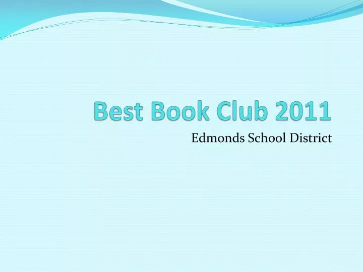 best book club 2011