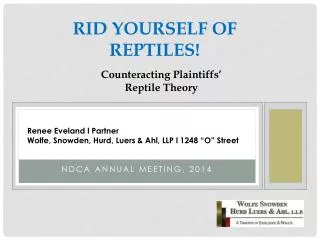 Rid Yourself of Reptiles !