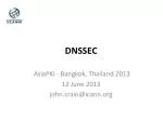 DNSSEC - slide 1