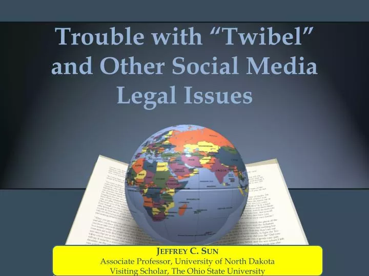 trouble with twibel and other social media legal issues
