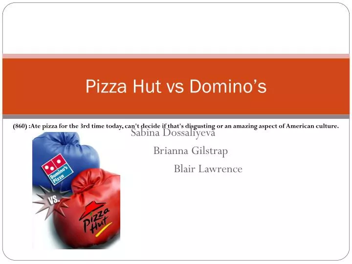 pizza hut vs domino s