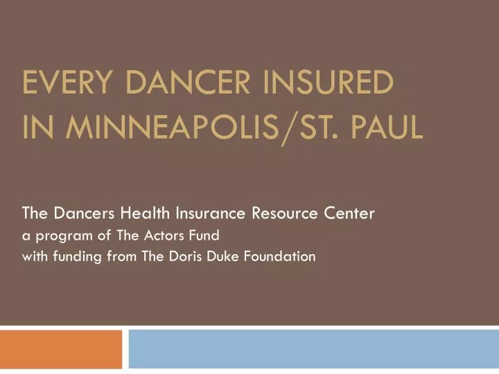 every dancer insured in minneapolis st paul