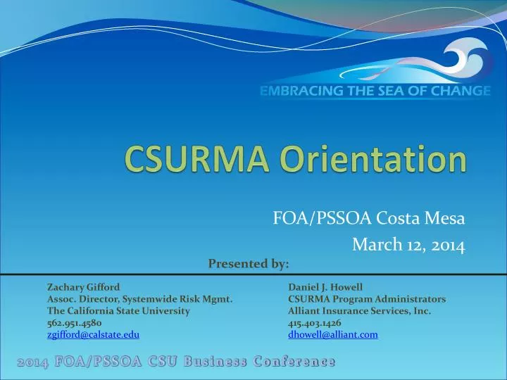 csurma orientation