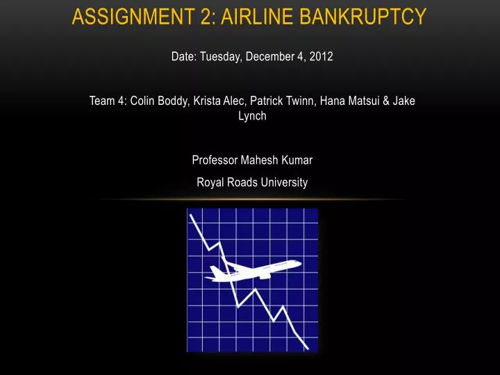 assignment 2 airline bankruptcy