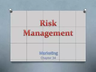 Risk Management