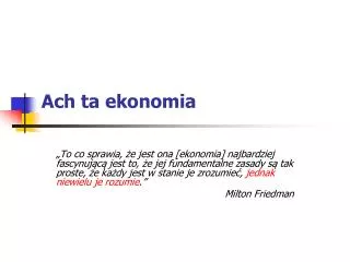 ach ta ekonomia