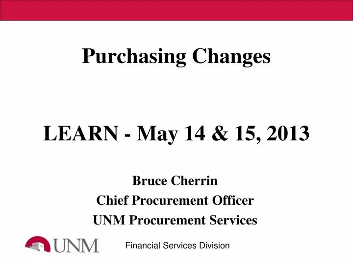 purchasing changes learn may 14 15 2013