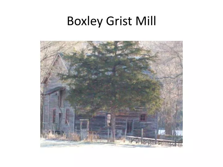 boxley grist mill