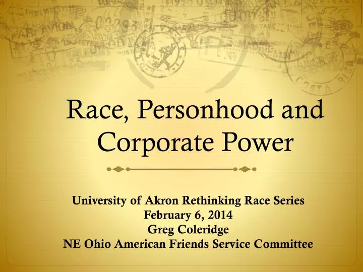 race personhood and corporate power