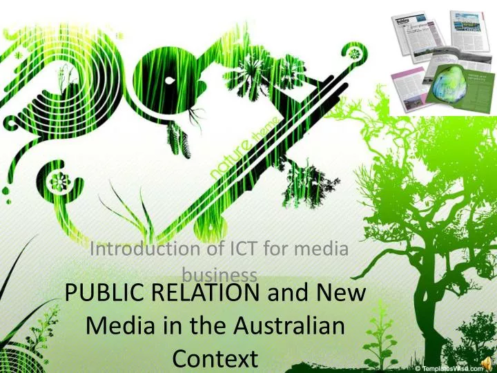 public relation and new media in the australian context