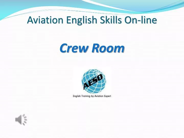 aviation english skills on line crew room