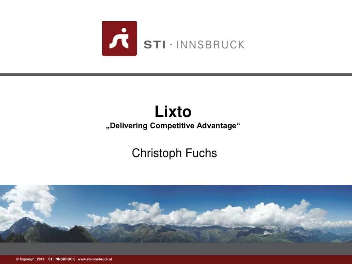 lixto delivering competitive advantage