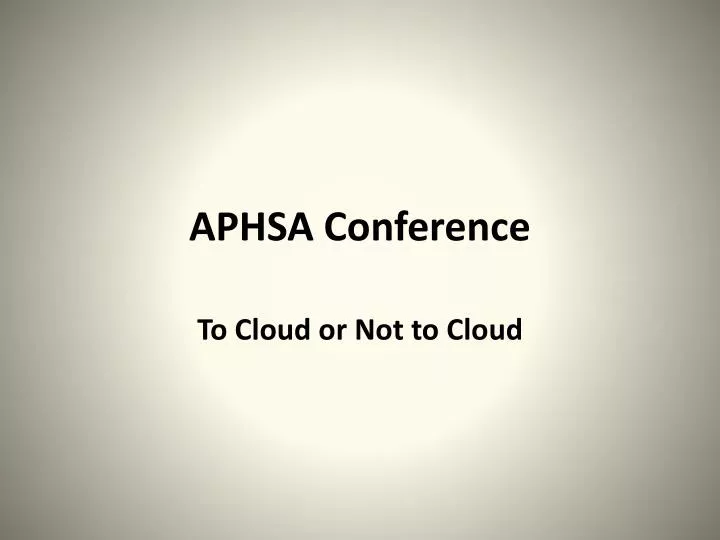 aphsa conference
