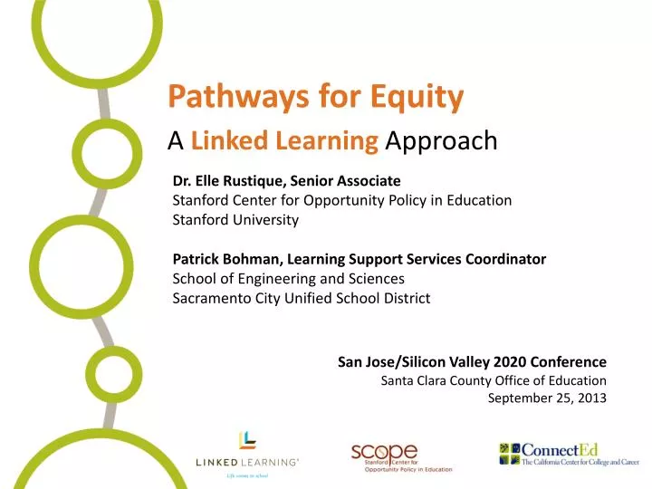 pathways for equity a linked learning approach