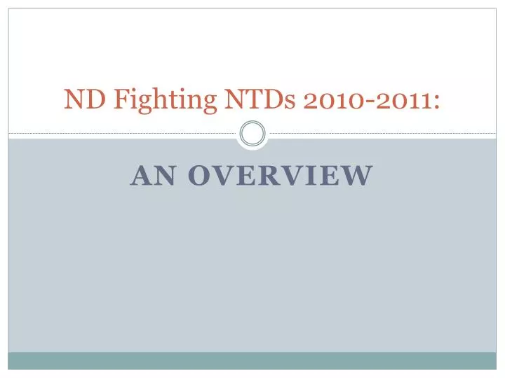 nd fighting ntds 2010 2011