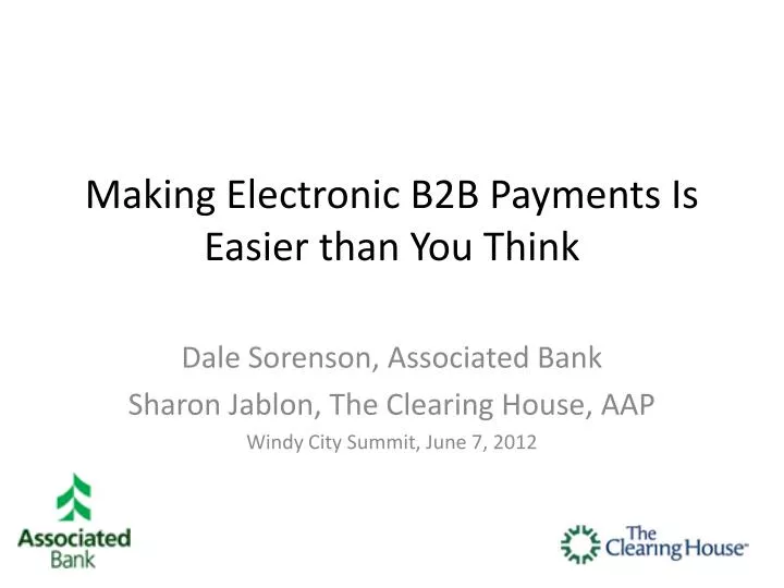making electronic b2b payments is easier than you think