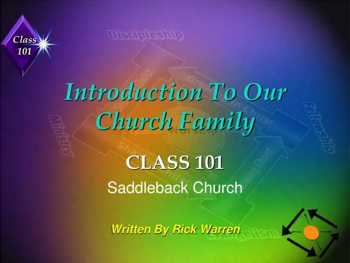 introduction to our church family