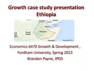 Growth case study presentation Ethiopia