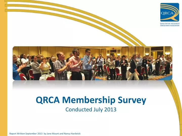 qrca membership survey conducted july 2013
