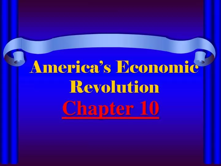 america s economic revolution