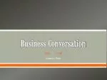 Business Conversation
