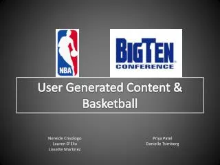 User Generated Content &amp; Basketball