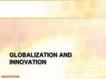 Globalization and innovation - slide 1