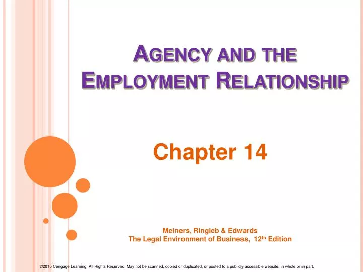 agency and the employment relationship