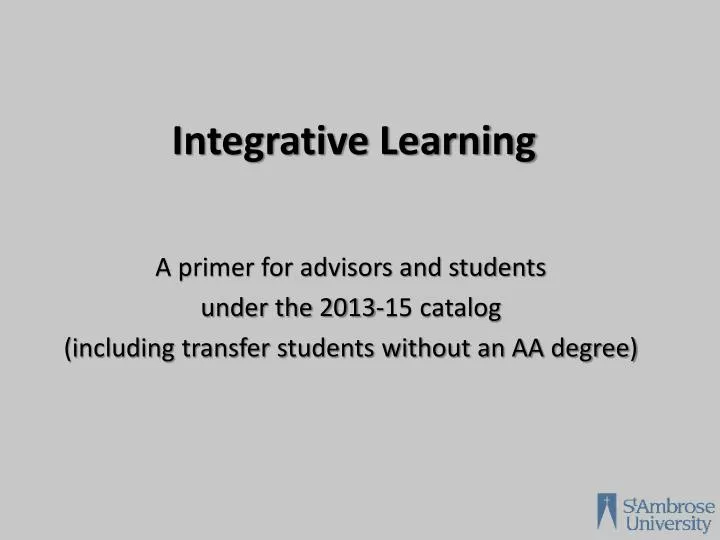 integrative learning