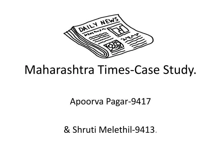 maharashtra times case study