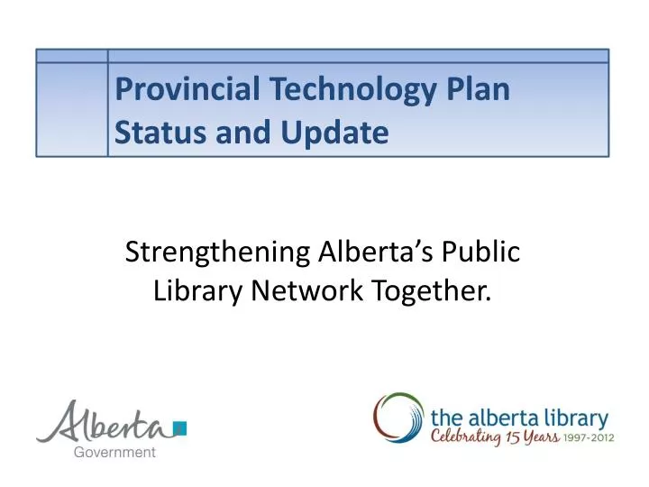 strengthening alberta s public library network together