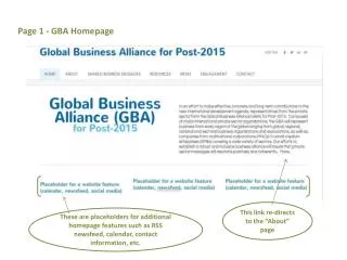 Page 1 - GBA Homepage