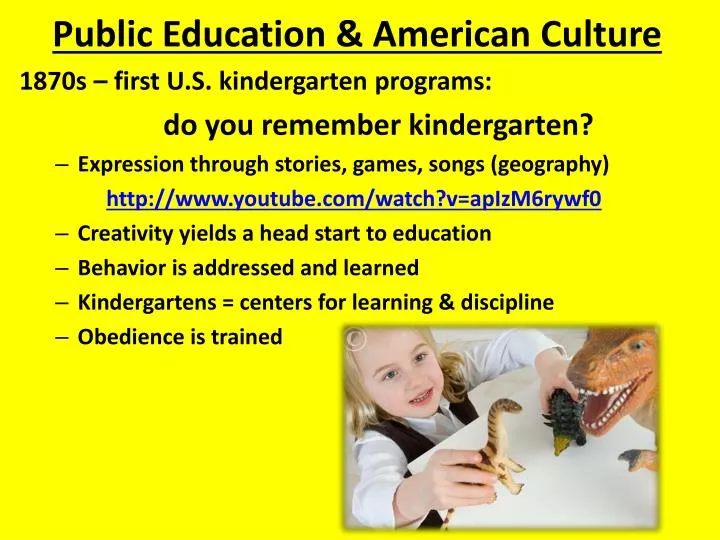 public education american culture