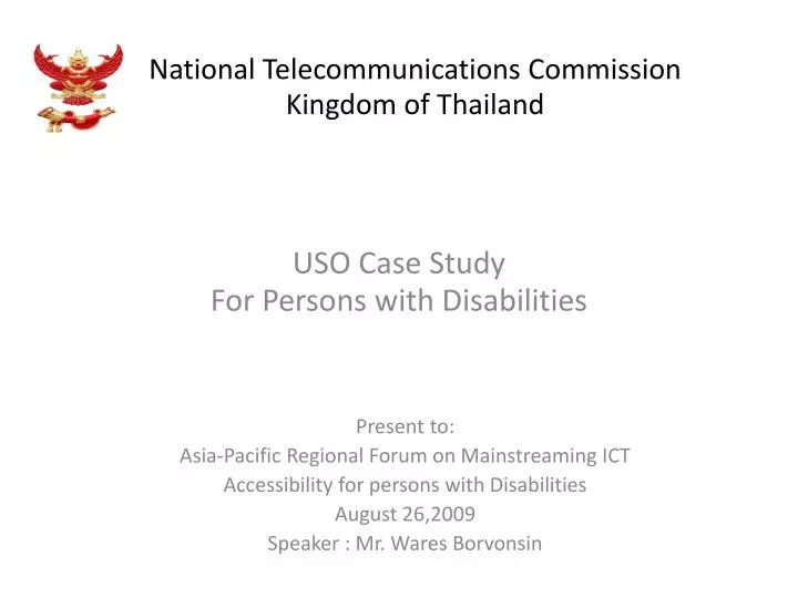 national telecommunications commission kingdom of thailand