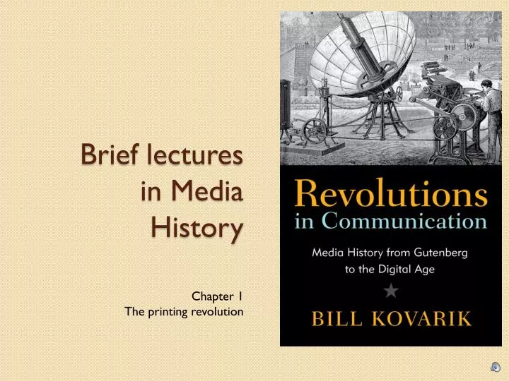 brief lectures in media history