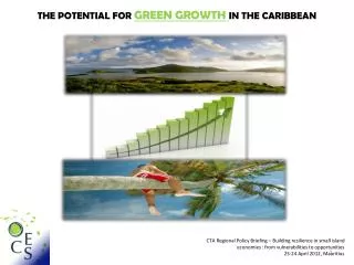 THE POTENTIAL FOR GREEN GROWTH IN THE CARIBBEAN