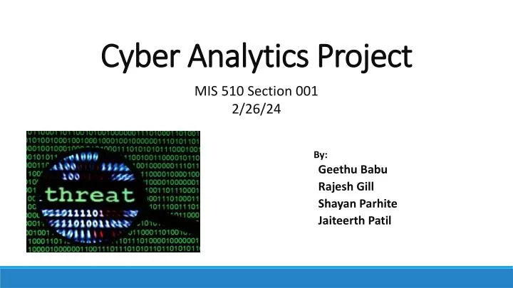 cyber analytics project