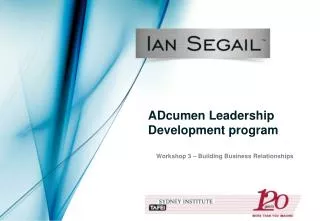 ADcumen Leadership Development program