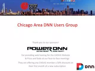 Chicago Area DNN Users Group