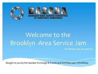 Welcome to the Brooklyn Area Service Jam