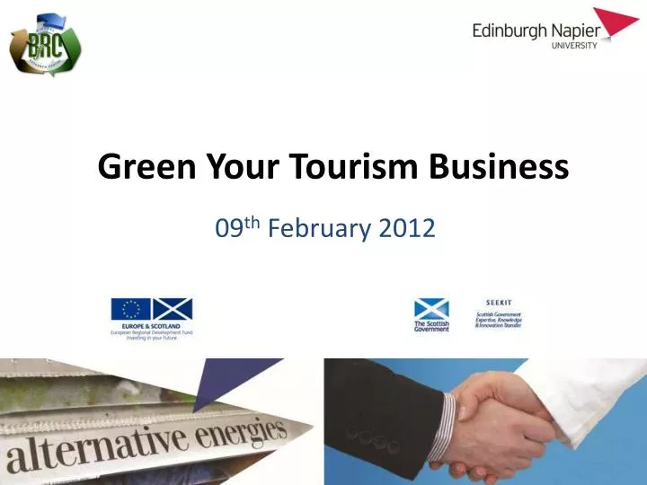 green your tourism business