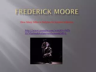 Frederick Moore
