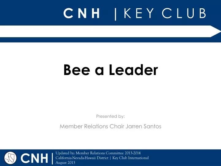 bee a leader