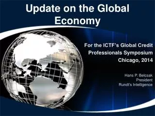 Update on the Global Economy