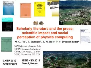 scholarly literature and the press scientific impact and social perception of physics computing
