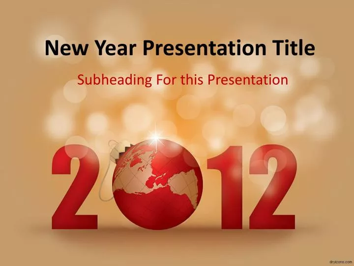 new year presentation title